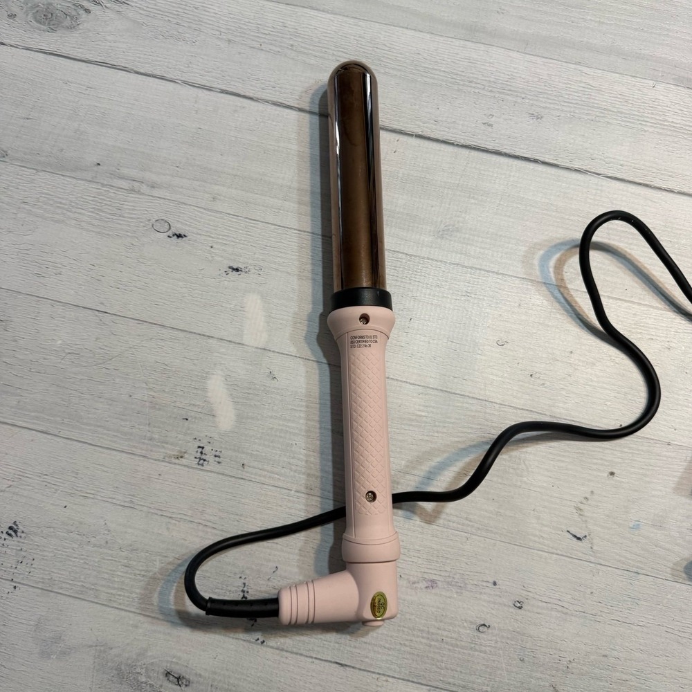L'ange Hair‎ Ondulé Ceramic Curling Wand 1" blush - Picture 2 of 7